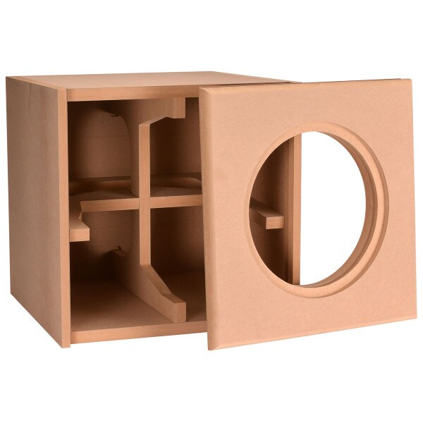 Main product image for Knock-Down MDF 1.5 ft³ Subwoofer Cabinet for 10" Subwoofers300-7080